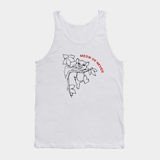 Cat's Meow or Never: Whisker-twitching Fashion Fun! Tank Top